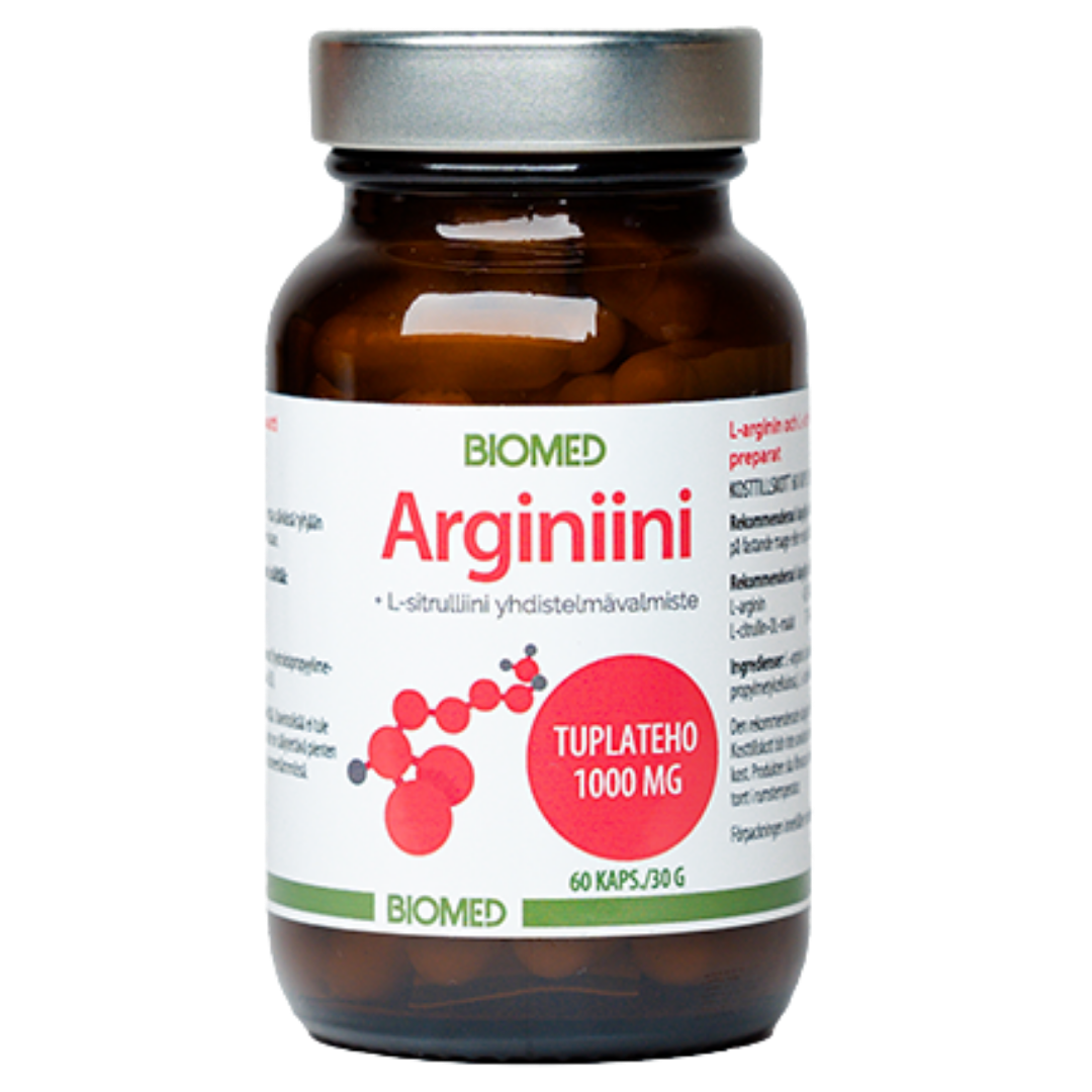 Biomed Arginiini 60 kaps.