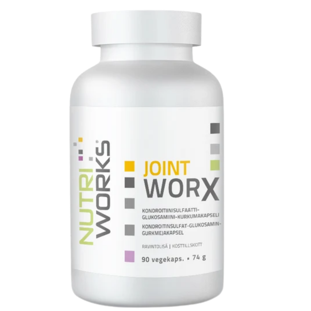 Nutri Works Joint Worx - Kondroitiinisulfaatti-glukosamiini-kurkumakapseli 90 kaps.