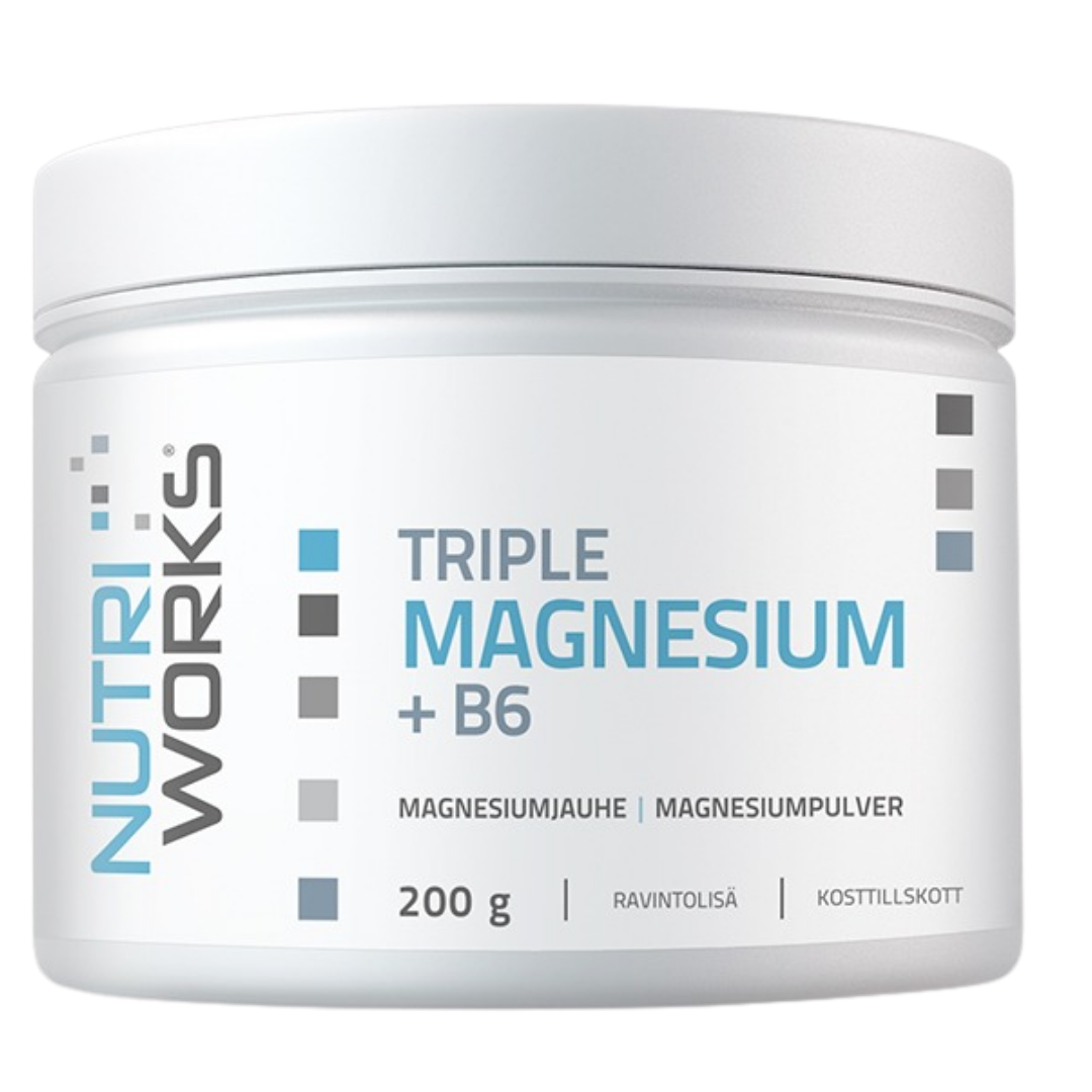 Nutri Works Triple Magnesium + B6 200 g