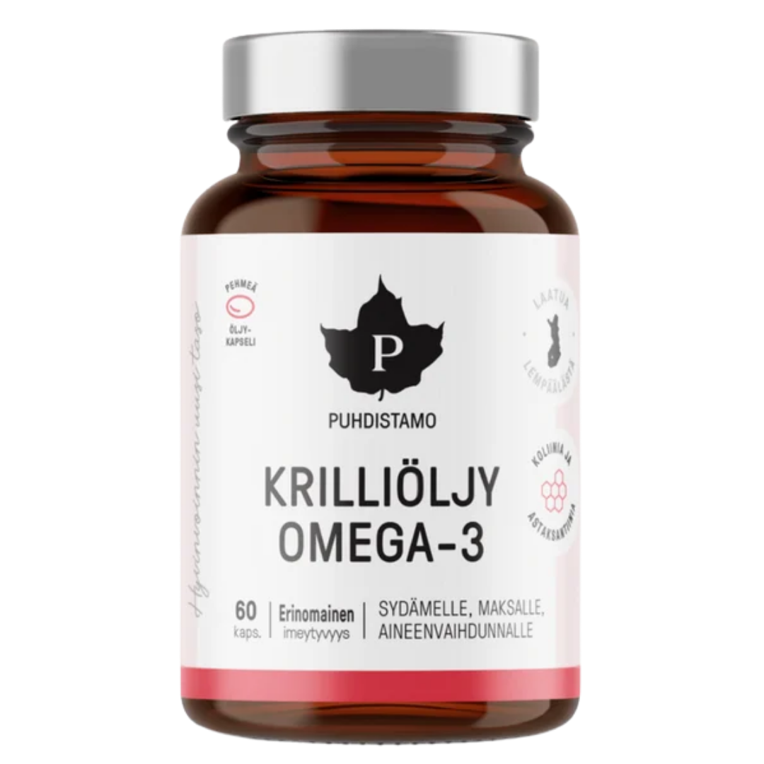 Puhdistamo Krilliöljy Omega-3 60 kaps.