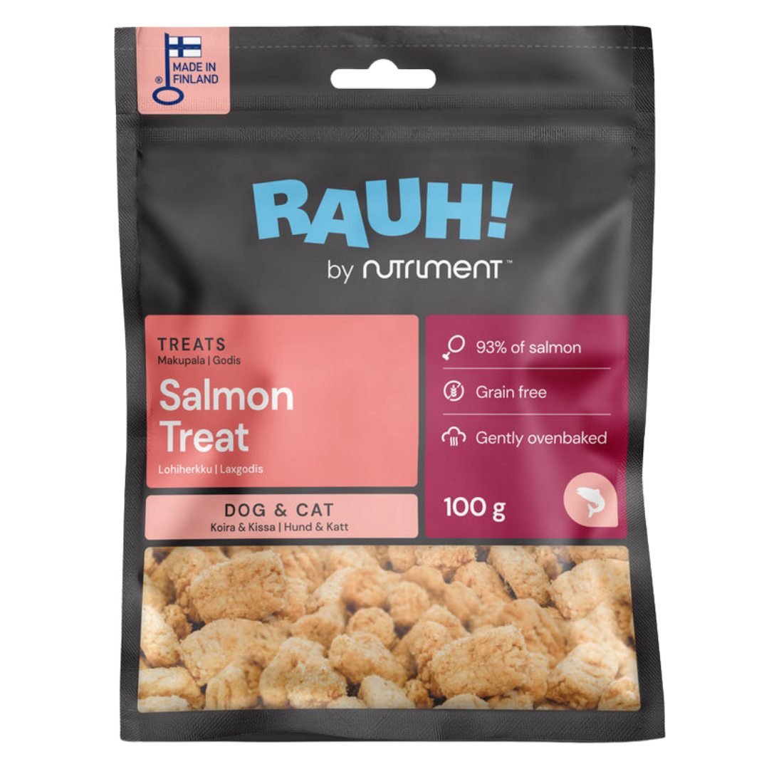 RAUH! Salmon Treat koirille ja kissoille 100 g