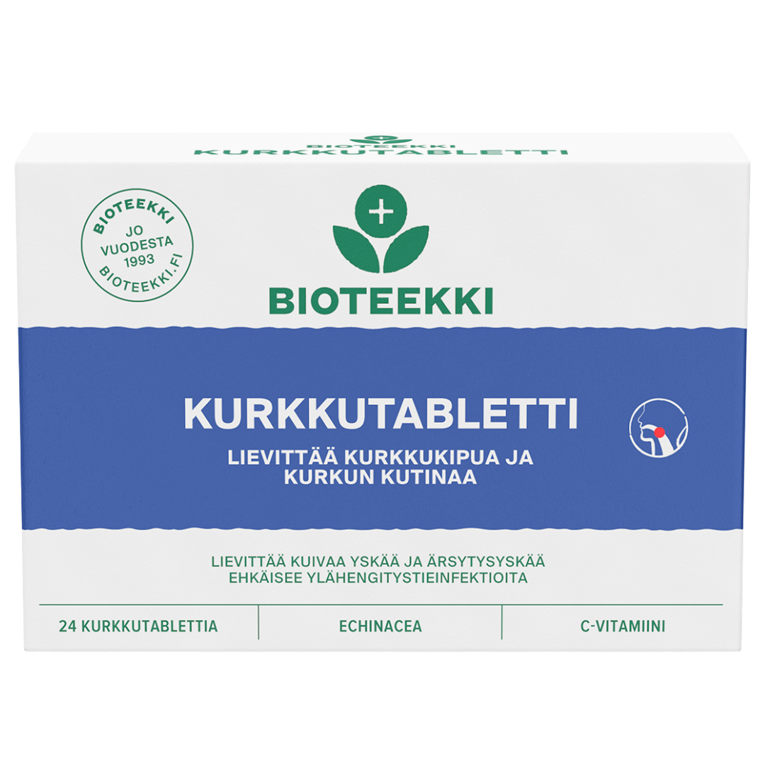 Bioteekki Kurkkutabletti 24 tabl.