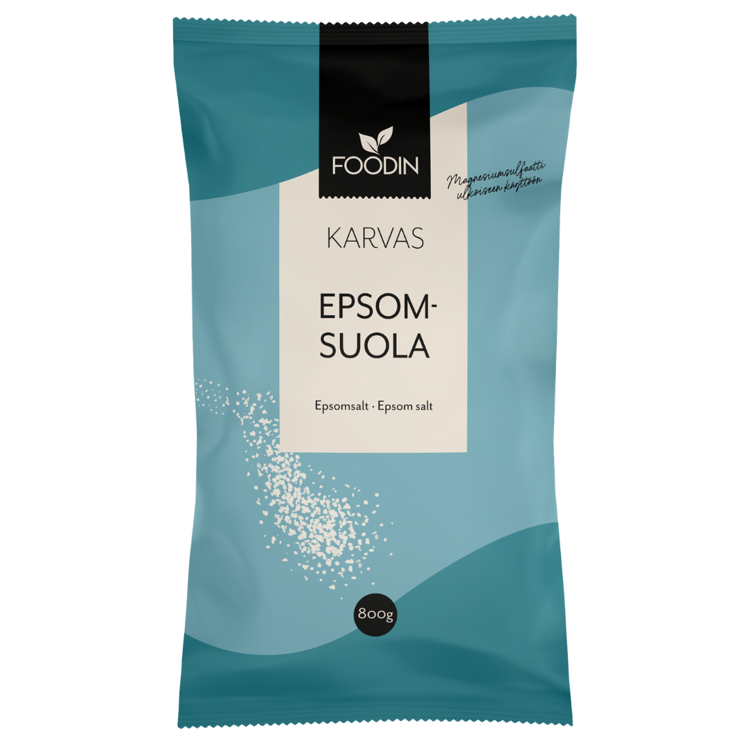 Foodin Epsom-suola 800 g - Sinunapteekki.fi
