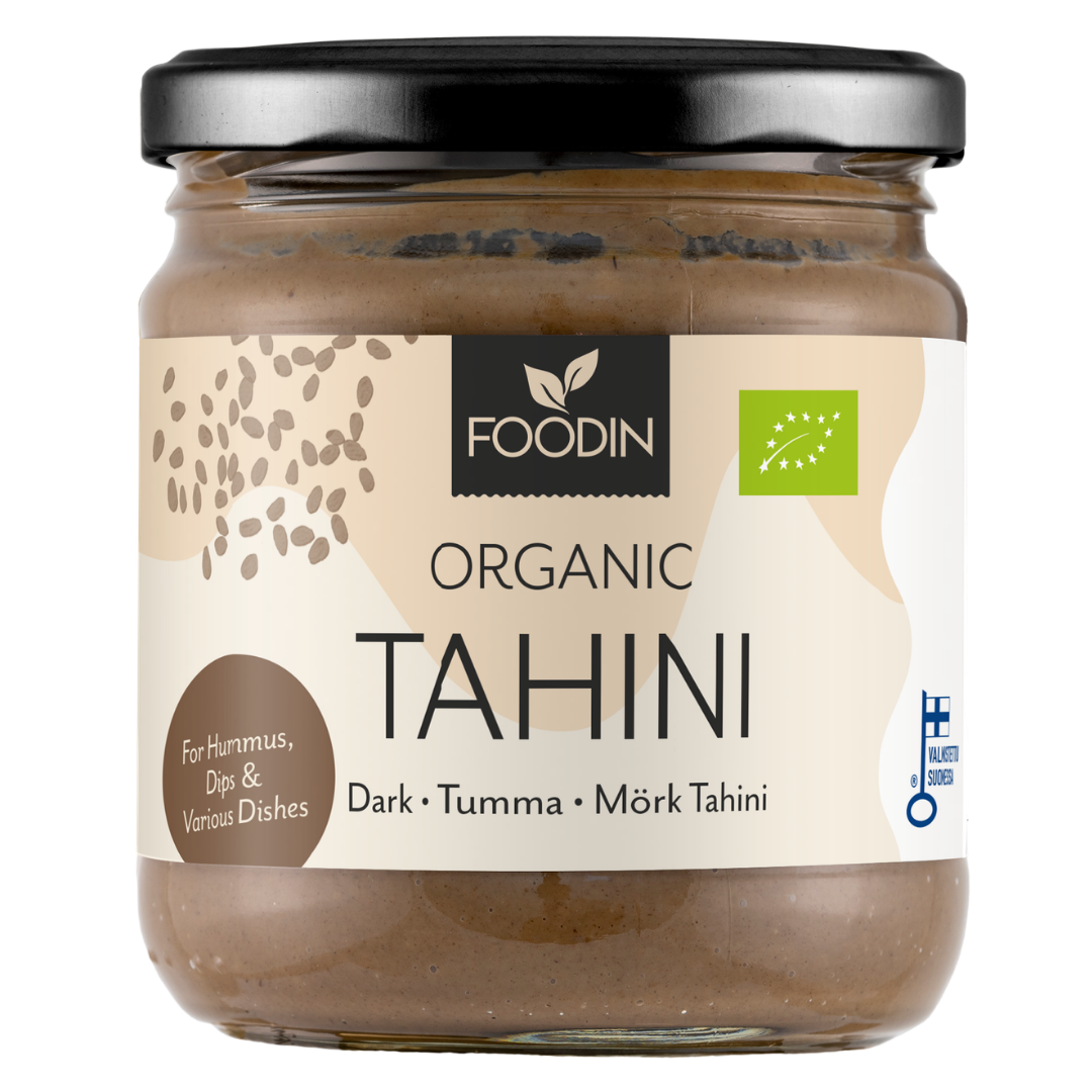 Foodin Tumma Tahini Luomu 400 g - Sinunapteekki.fi