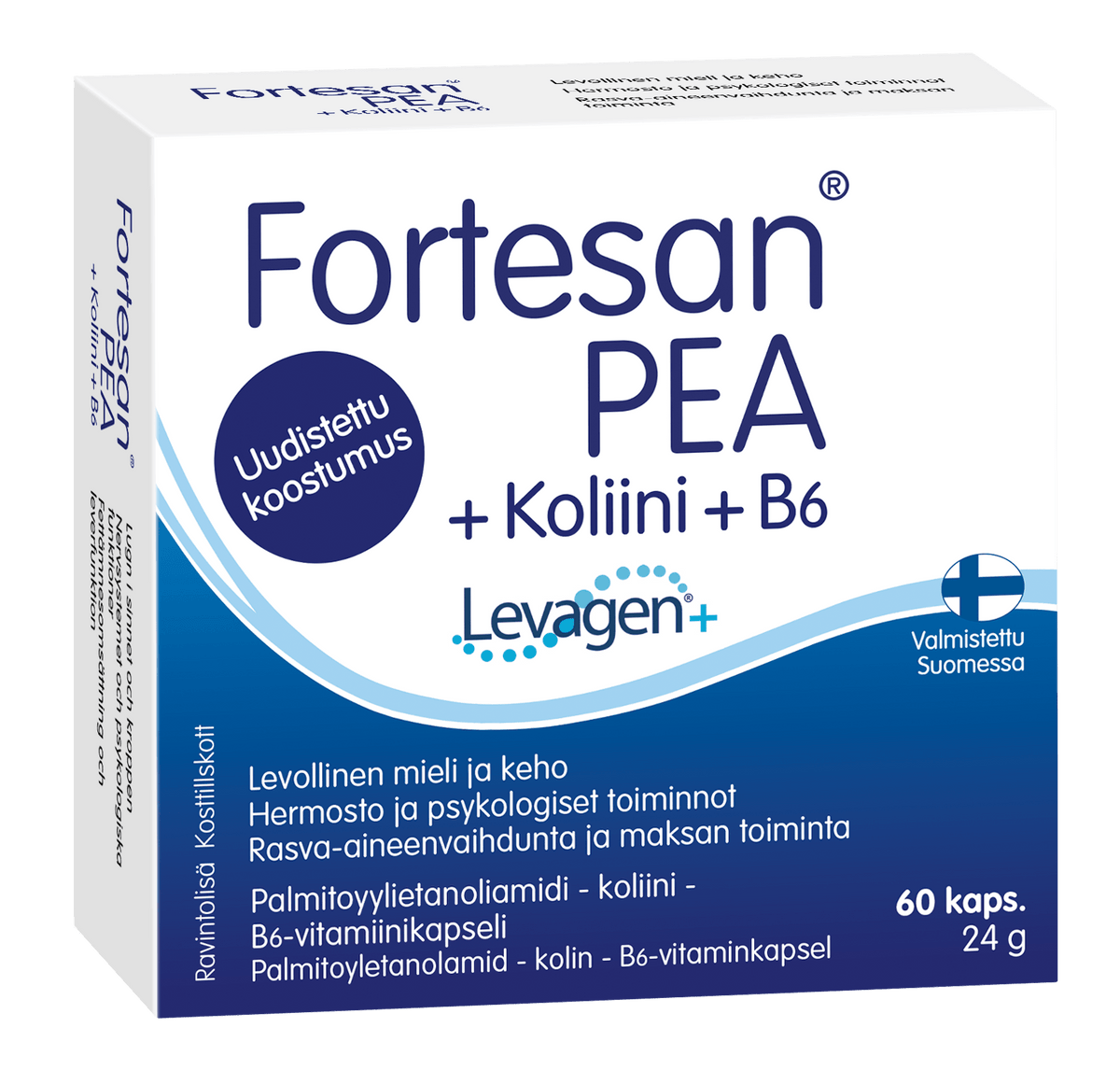 Fortesan PEA + Koliini + B6 60 kaps.