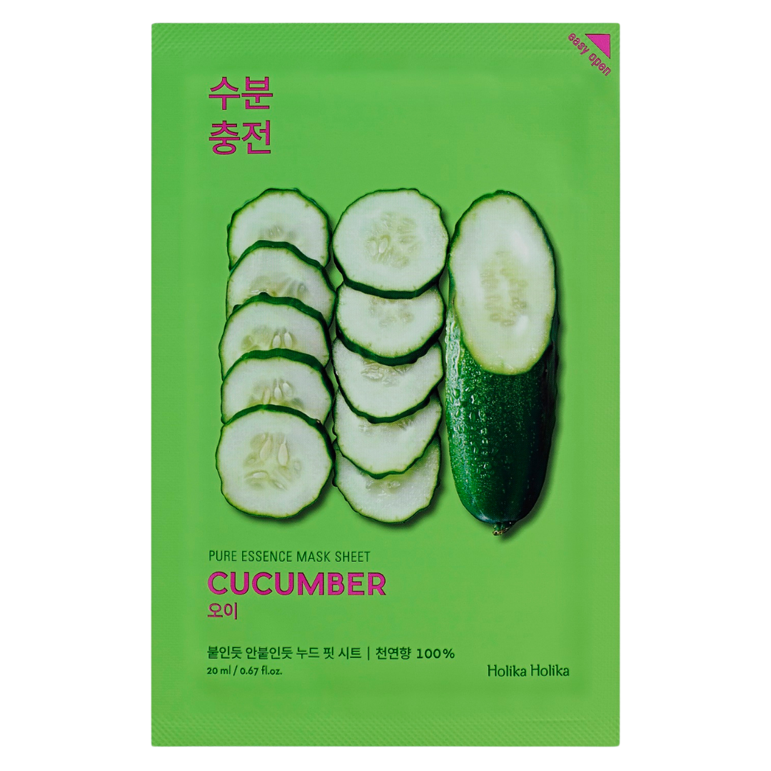 Holika Holika Pure Essence Mask Sheet Cucumber - Kasvonaamio 1 kpl - Sinunapteekki.fi
