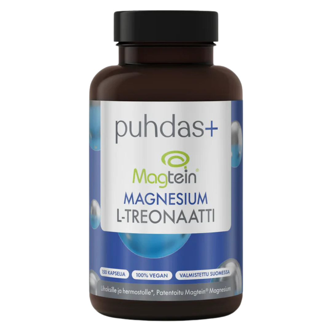 Puhdas+ Magtein® Magnesium L-Treonaatti 150 kaps.