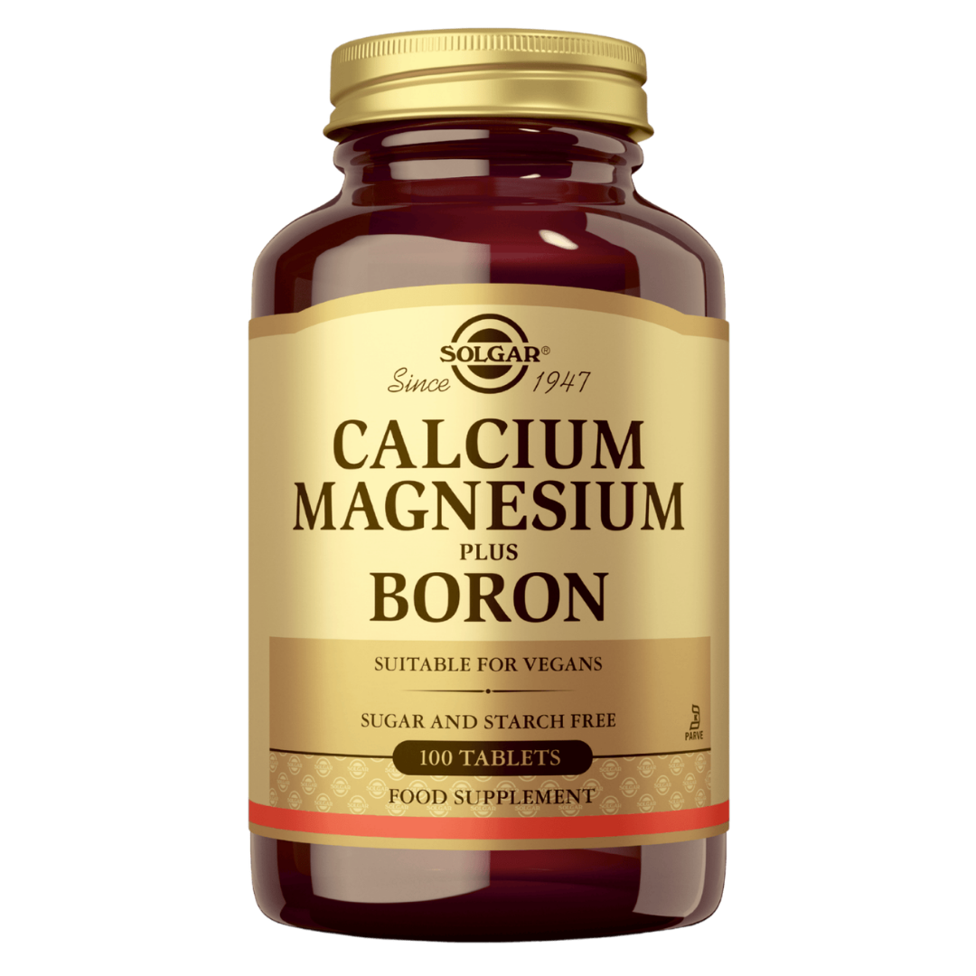 Solgar Calcium Magnesium + Boron - Kalsium, Magnesium + Boori 100 tabl.