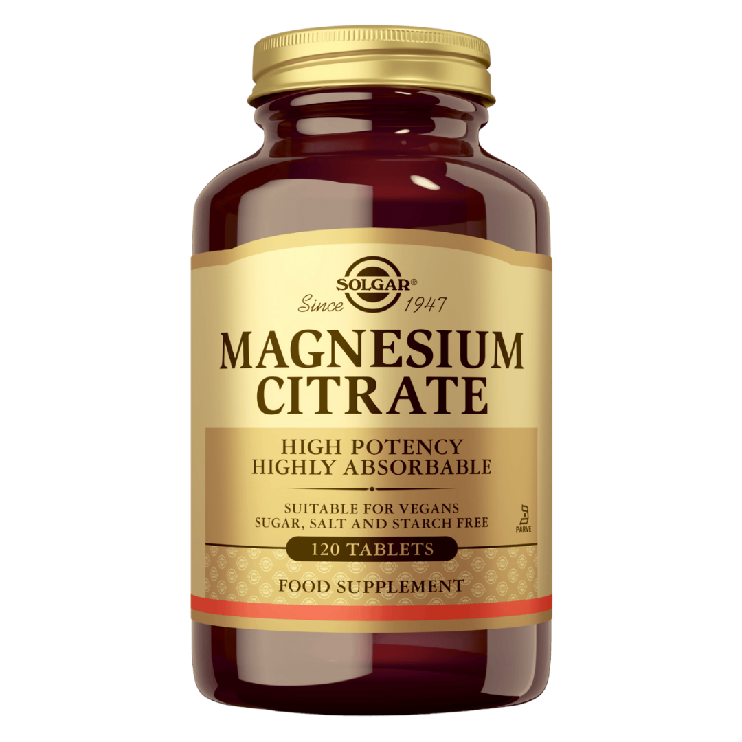 Solgar Magnesium Citrate - Magnesiumsitraatti 120 tabl.