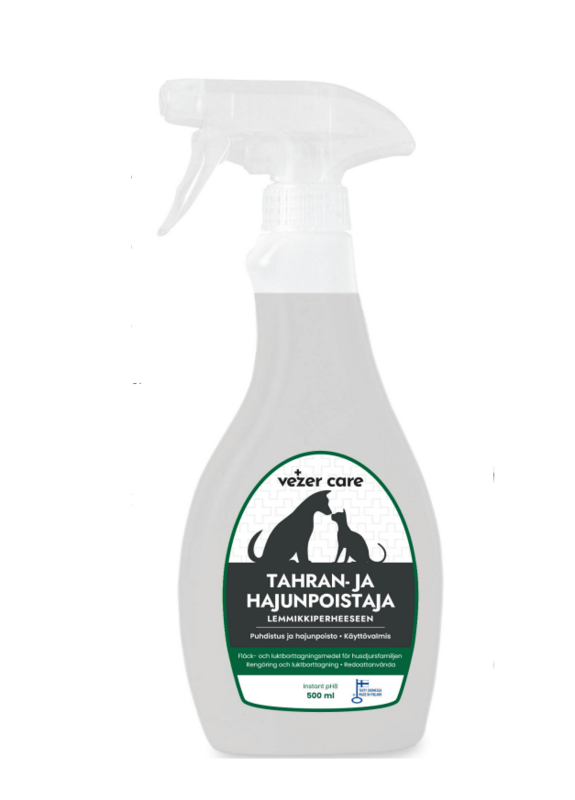 Vezer Care Tahran- ja Hajunpoistaja lemmikkiperheeseen 500 ml