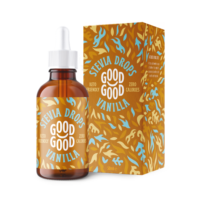 Good Good Stevia Drops Vanilla Steviatipat 50 ml