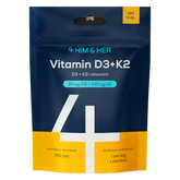 4 HIM & HER Vitamin D3 + K2 365 tabl.