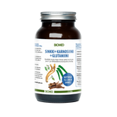 Biomed Sinkki + Karnosiini + Glutamiini - Juomajauhe 120 g - Sinunapteekki.fi