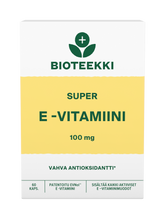 Bioteekin Super E-Vitamiini 100 mg 60 kaps.