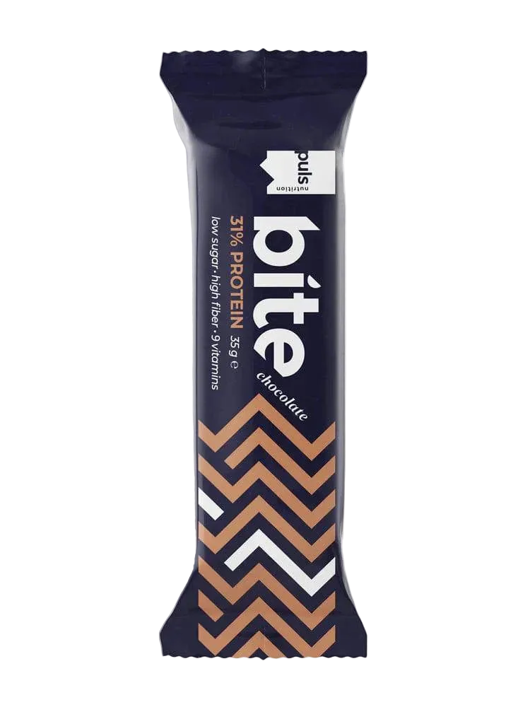 Puls Nutrition Bite Protein Bar Choco - Proteiinipatukka suklaa 35 g - Sinunapteekki.fi