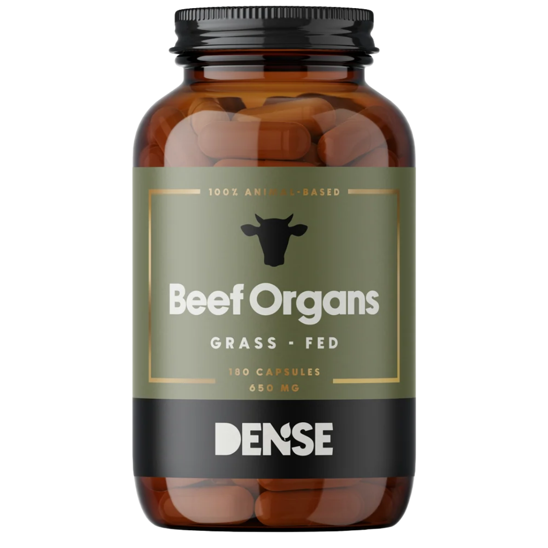 Dense Beef Organs Grass-Fed - Sisäelinkapselit 180 kaps.