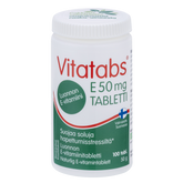 Vitatabs E 50 mg 100 tabl.