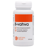 Natura Media VAHVA B-Vitamiiniyhdistelmä 120 kaps., B-complex, sinunapteekki.fi