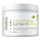 Nutri Works Creatine & Electrolyte Worx - Sitruuna & Lime 300 g