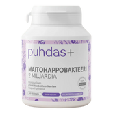 Puhdas+ Maitohappobakteeri 2 miljardia 60 vegekaps.