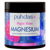 Puhdas+ Night Time Magnesium - Mansikka & Mustikka 80 g