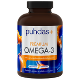 Puhdas+ Premium Omega-3 - Kalaöljykapselit 180 kaps.