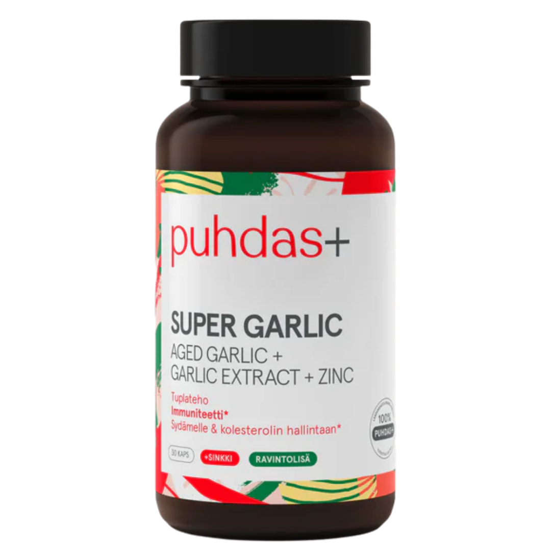 Puhdas+ Super Garlic - Valkosipuli 30 kaps.