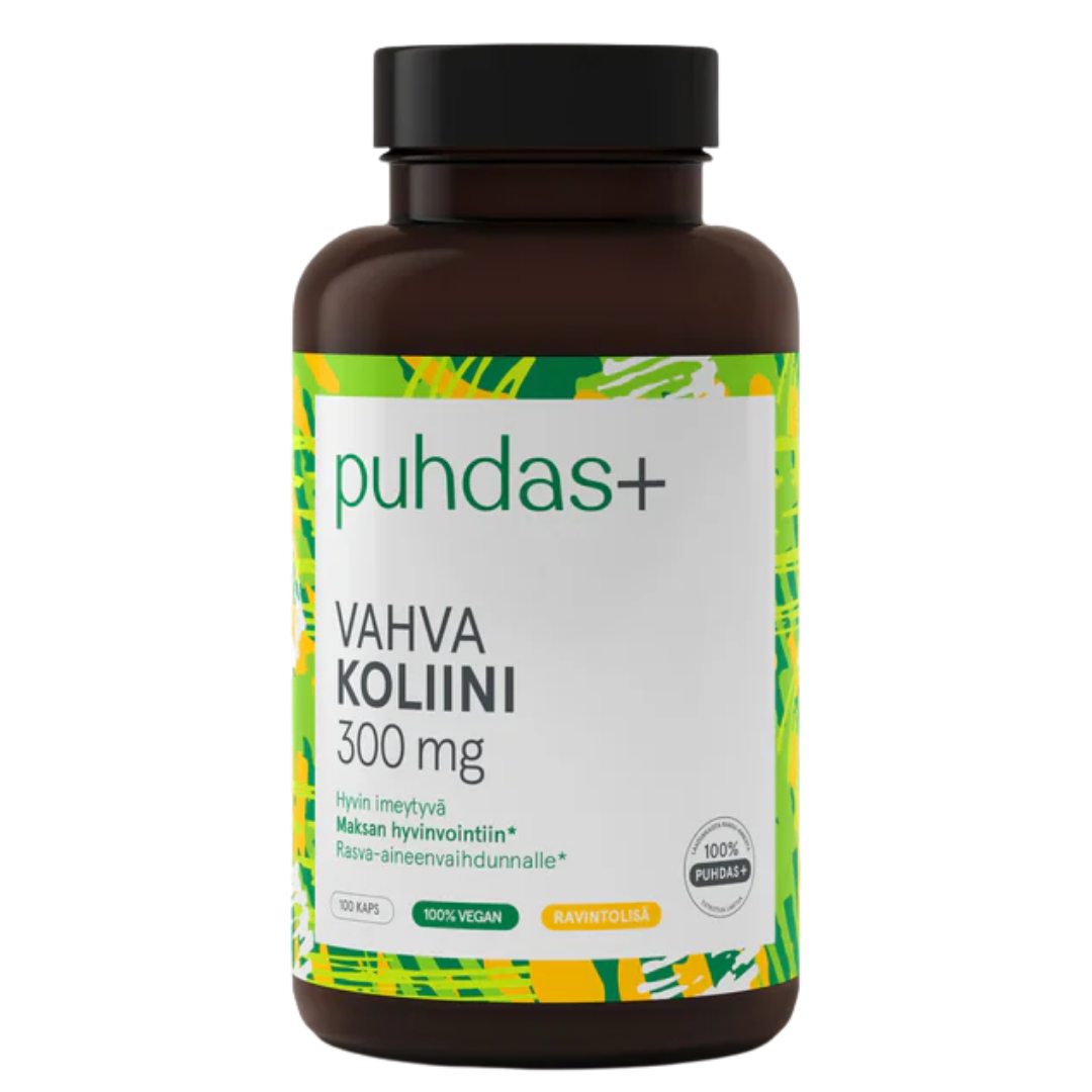 Puhdas+ Vahva Koliini 300 mg 100 kaps.