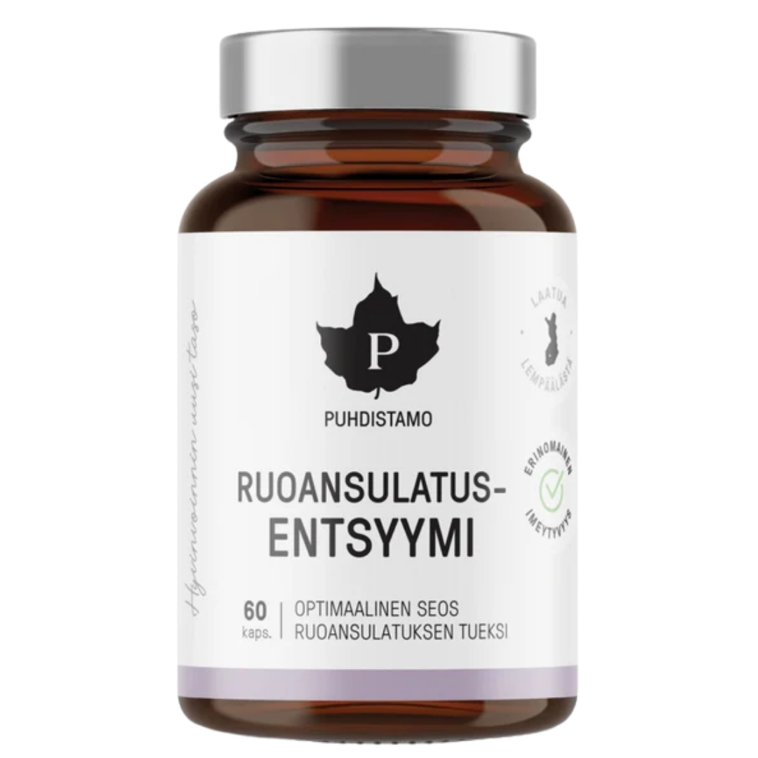 Puhdistamo Ruoansulatusentsyymi 60 kaps.
