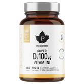 Puhdistamo Super D3-vitamiini 100 µg SÄÄSTÖPAKKAUS 240 kaps.
