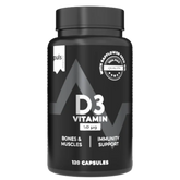 Puls Nutrition D3-vitamiini 50 µg 120 kaps.