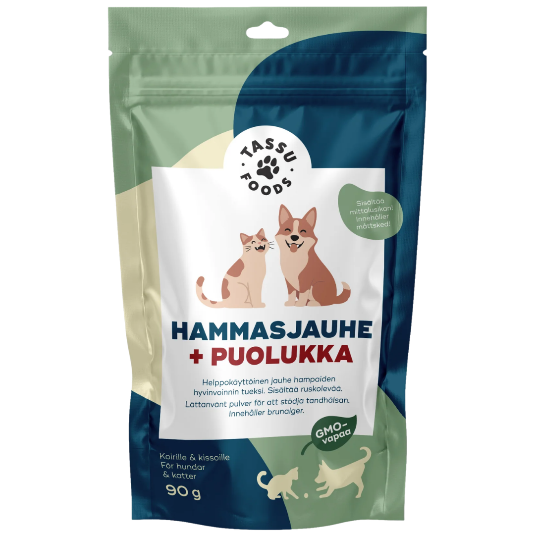 Tassu Foods Hammasjauhe + Puolukka 90 g