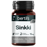 Bertil's Sinkki 15 mg 100 tabl.