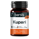 Bertil's Kupari 2 mg 100 tabl. - Hyvin imeytyvä aminohappokelaatti