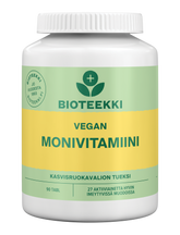 Bioteekki Vegan Monivitamiini 90 tabl.