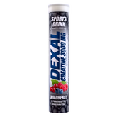 Dexal Sport Nutrition Creatine 3000 mg - Kreatiini 12 Poretablettia Metsämarja