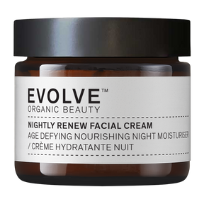 Evolve Organic Beauty Nightly Renew Facial Cream - Yövoide 60 ml