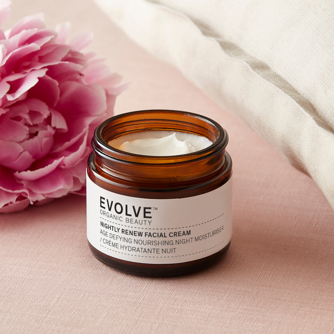 Evolve Organic Beauty Nightly Renew Facial Cream - Yövoide 60 ml