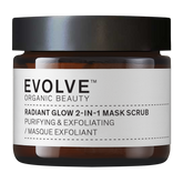 Evolve Organic Beauty Radiant Glow 2-in-1 Mask Scrub - Kasvonaamio 60 ml