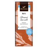 Foodin Almond Sea Salt - Sokeroimaton Raakasuklaa Manteli-Merisuola 60% - Sinunapteekki.fi