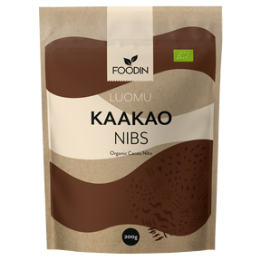 Foodin Kaakaonibs Luomu 200 g - Sinunapteekki.fi