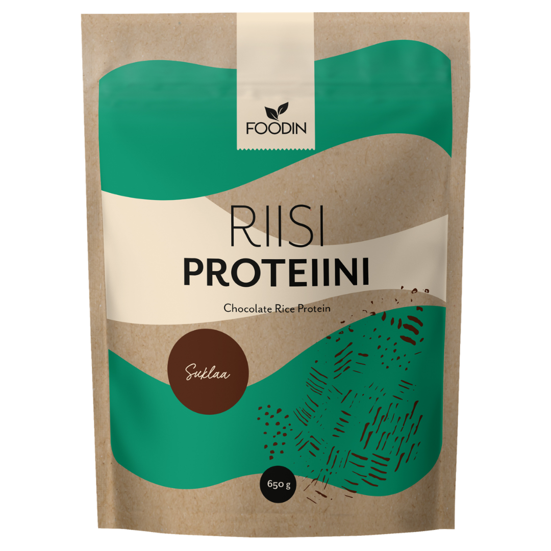 Foodin Riisiproteiini Suklaa 650 g - Sinunapteekki.fi