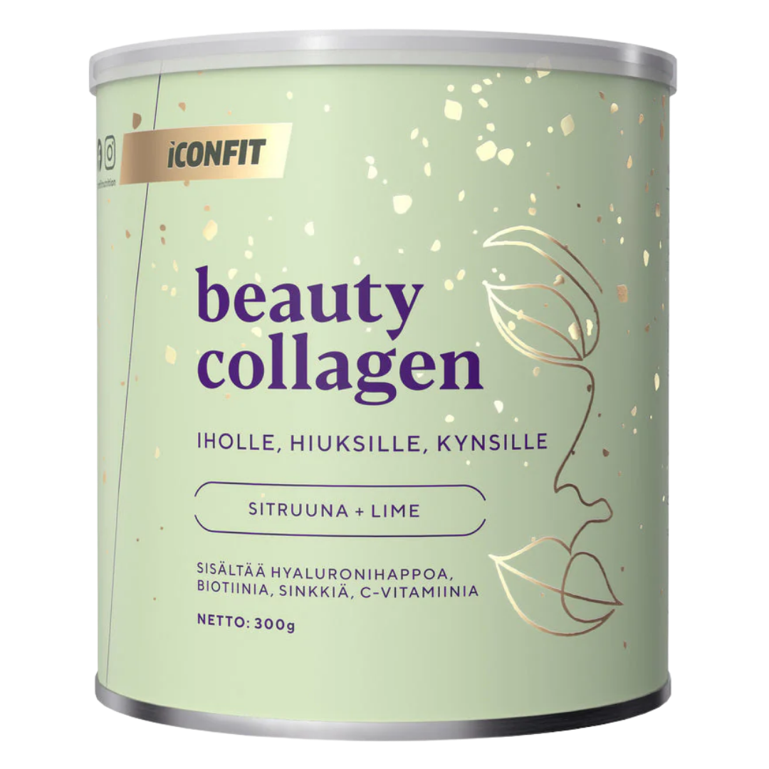 ICONFIT Beauty Collagen - Kollageenijauhe Sitruuna-Lime 300 g