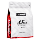 ICONFIT Whey+ Collagen - Heraproteiini & Kollageeni Mansikka 1 kg