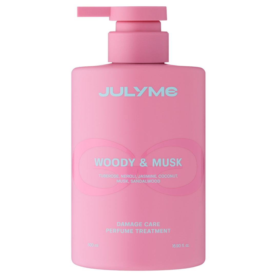 JULYME Damage Care Perfume Treatment - Hoitoaine Woody & Musk 500 ml - Sinunapteekki.fi