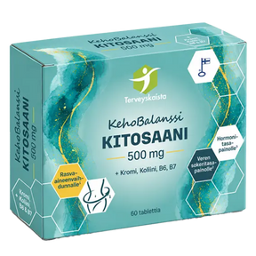 Terveyskaista KehoBalanssi Kitosaani 500 mg 60 tabl.