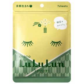 LuLuLun Premium Sheet Mask Kyoto Green Tea - Kangasnaamio 7 kpl