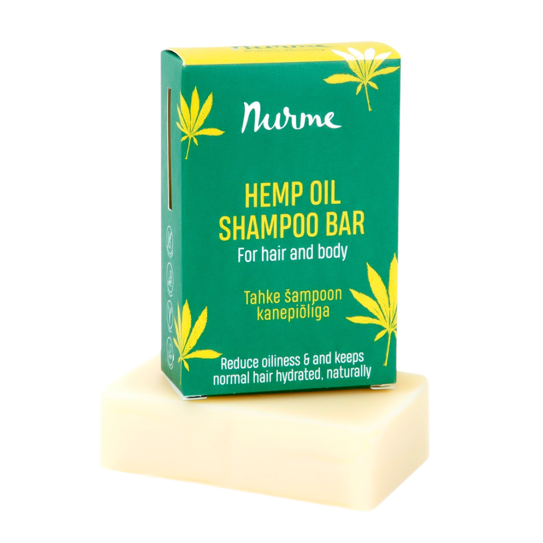 Nurme Hemp Oil Shampoo Bar - Hamppu Palashampoo 100 g