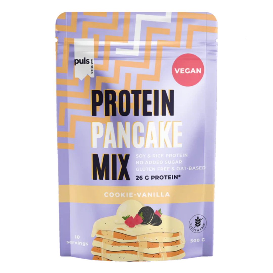 Puls Nutrition Vegan Protein Pancake Mix - Pannukakkuseos Keksi & Vanilja 500 g