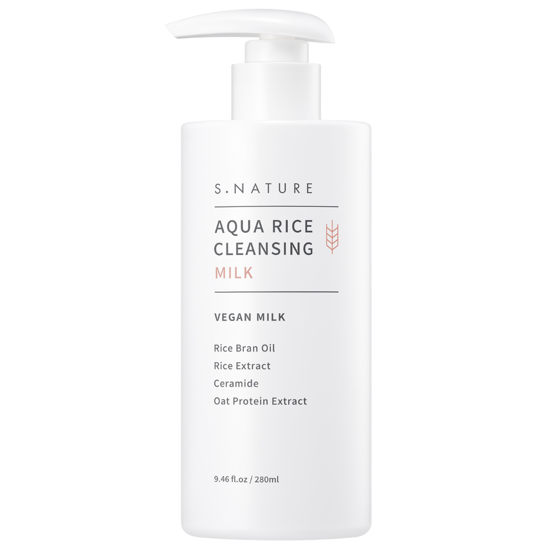 S.NATURE Aqua Rice Cleansing Milk - Puhdistusmaito 280 ml - Sinunapteekki.fi